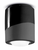 Spot luminaire plafond apparent céramique E27 D :...