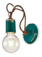 Lampe murale métal E27 18 cm de haut...