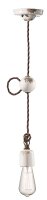 Lampe &agrave; suspendre c&eacute;ramique E27 H : max....