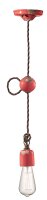 Suspension c&eacute;ramique H : max. 120 cm Rouge shabby...