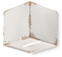 Applique murale céramique blanc shabby antique G9...