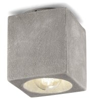 Spot de plafond céramique E27 apparent aspect...