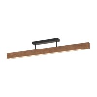 Plafonnier LED bois métal 3000 K blanc chaud 2807...