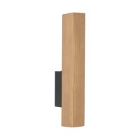 Applique LED bois m&eacute;tal lumi&egrave;re indirecte...