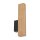 Applique LED bois métal lumière indirecte 3000 K H : 31 cm