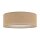 Plafonnier Boho rond Ø 45 cm H : 13 cm plat jute 2x E27