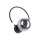 Applique Métal Verre fumé G9 Noir Graphite Boule Abat-jour