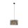 Lampe à suspendre ronde Ø 40 cm H : max. 165 cm Noir Marron