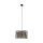 Lampe à suspendre ronde Ø 40 cm H : max. 165 cm Noir Marron