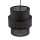 Suspension Noir E27 D : 20 cm ronde Moderne Tissu