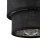 Suspension Noir E27 D : 20 cm ronde Moderne Tissu