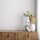 Lampe de table tissu métal 38 cm de haut noir blanc E27