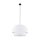 Suspension Blanc Ø 50 cm H : max. 160 cm Tissu Métal E27