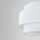 Suspension Blanc Ø 50 cm H : max. 160 cm Tissu Métal E27