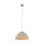 Suspension Métal Beige Ø 34 cm rond Hauteur réglable E27