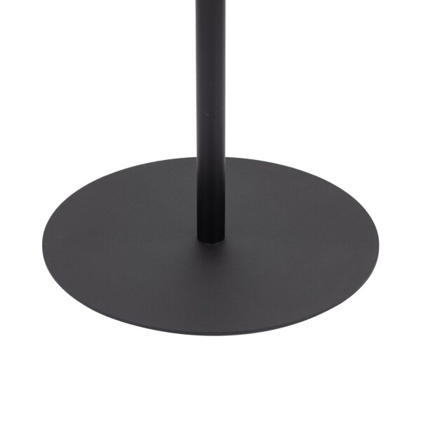 Lampadaire Noir 155 cm E27 Tissu Métal Ø 50 cm