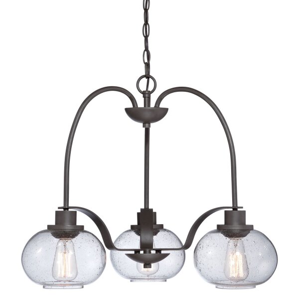 Suspension FELI Verre de pluie Ø56cm à raccourcir Lampe