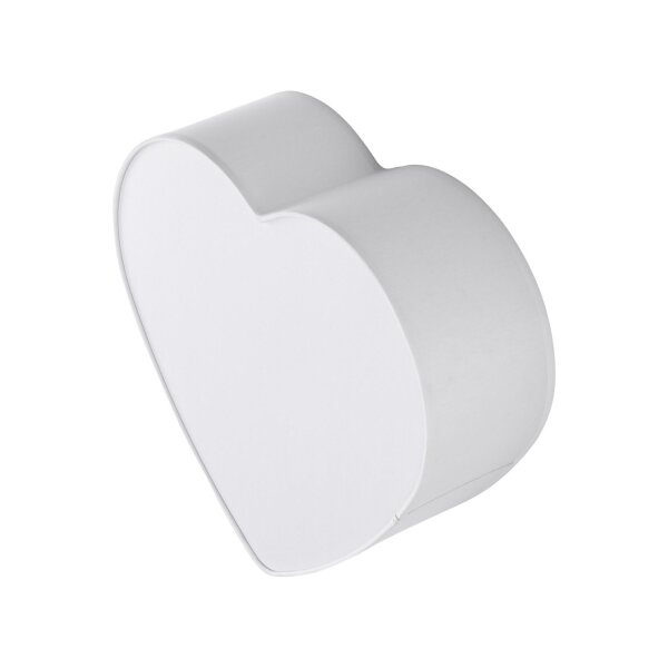 Lampe pour chambre denfant Blanc L : 42 cm Tissu 2x E27 Coeur