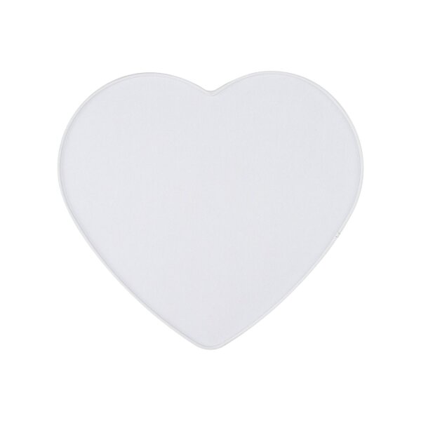 Lampe pour chambre denfant Blanc L : 42 cm Tissu 2x E27 Coeur