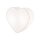 Lampe pour chambre denfant Blanc L : 42 cm Tissu 2x E27 Coeur