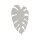 Applique Métal Beige H : 40c m Monstera feuille 3x G9