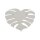 Applique Métal Beige H : 40c m Monstera feuille 3x G9