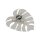 Applique Métal Beige H : 40c m Monstera feuille 3x G9