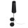 Lampadaire avec tablette Métal Tissu hauteur 170 cm E27