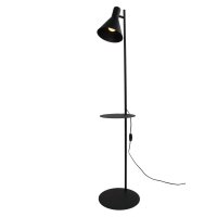 Lampadaire avec support E27 abat-jour réglable...