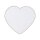 Lampe de chambre denfant Plafond Lin Cœur L : 42 cm Beige 2x E27
