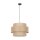 Suspension Jute ronde Ø 50 cm H : max. 110 cm 3x E27 Boho
