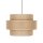 Suspension Jute ronde Ø 50 cm H : max. 110 cm 3x E27 Boho