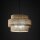 Suspension Jute ronde Ø 50 cm H : max. 110 cm 3x E27 Boho