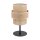 Lampe de table en jute métal 38 cm de haut Ø 20 cm Boho E27