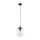 Suspension verre Ø 25 cm sphère H : max. 165 cm E27