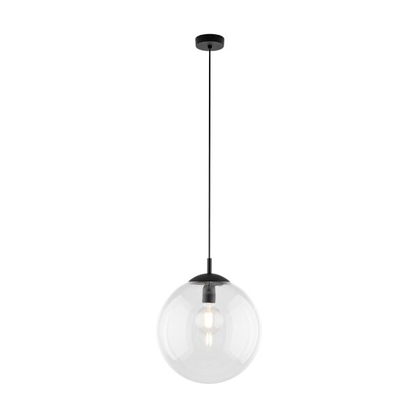 Lampe à suspendre en verre ronde Ø 35 cm H : max. 175 cm E27 Boule Abat-jour