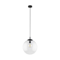 Lampe à suspendre en verre ronde Ø 35 cm H...