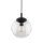 Lampe à suspendre verre métal Ø 30 cm rond E27 sphère H : max. 1,7 m