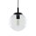 Lampe à suspendre verre métal Ø 30 cm rond E27 sphère H : max. 1,7 m