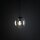 Lampe à suspendre verre métal Ø 30 cm rond E27 sphère H : max. 1,7 m