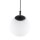 Suspension verre Boule Ø 25 cm Noir Blanc E27 BRYCE