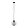 Suspension verre Boule Ø 30 cm Noir Gris E27 BRYCE