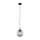 Suspension verre Boule Ø 30 cm Noir Gris E27 BRYCE