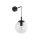 Applique Boule Abat-jour Verre L : 18 cm H : 45 cm E27