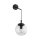 Applique Boule Abat-jour Verre L : 18 cm H : 45 cm E27