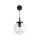 Applique Boule Abat-jour Verre L : 18 cm H : 45 cm E27