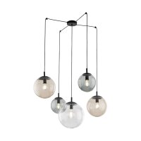 XXL Lampe à suspendre verre fumé H : 220 cm...