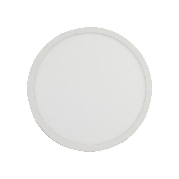 Plafonnier LED dimmable IP54 40 cm rond blanc 3 modes déclairage