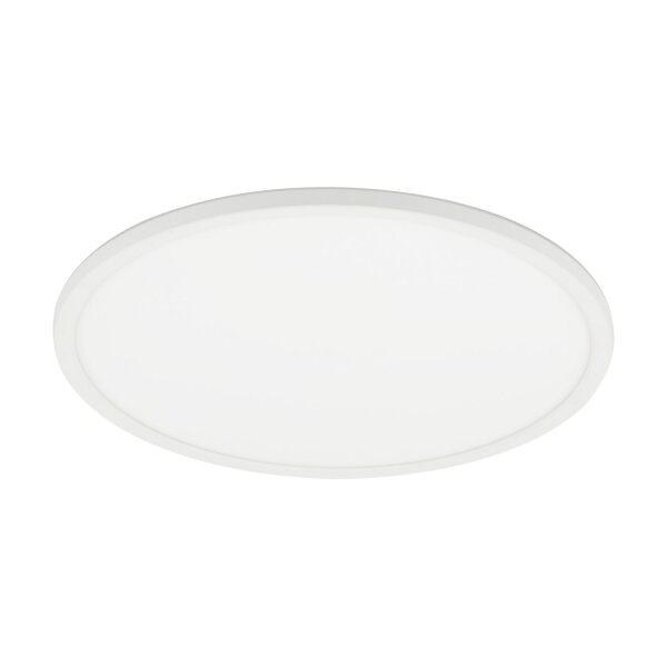 Plafonnier LED dimmable IP54 40 cm rond blanc 3 modes déclairage