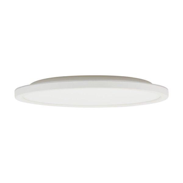 Plafonnier LED dimmable IP54 40 cm rond blanc 3 modes déclairage